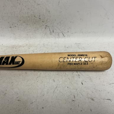 Used Max Bat Center Cut Pro Maple JBMB1N BB/SB Wood Bat 32 1/2" 11855-S000199119