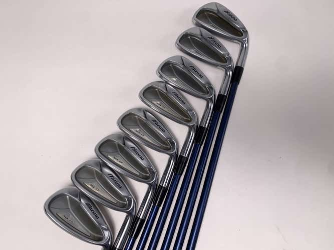 Mizuno MX 17 Iron Set 4-PW+SW Exsar Blue Regular Graphite Mens RH
