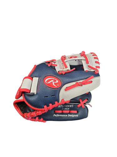 Used Rawlings PLAYER SERIES BB/SB Glove RH Throw Navy Blue 11" 11850-S000023356