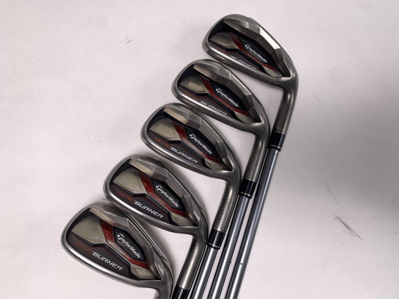 TaylorMade AeroBurner Iron Set 6-PW REAX 45g Ladies Graphite Womens RH