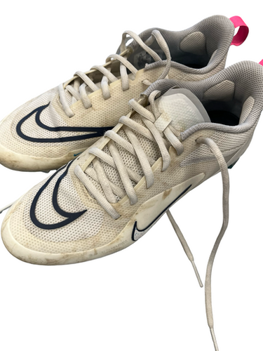 Used Nike LAX Cleats Womens White Senior 8.5 11682-S000127410