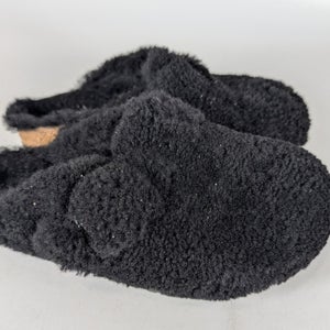 Birkenstock Papillio Boston Platform Clog Fuzzy Fleece Womens Size: 36 / 5 Black