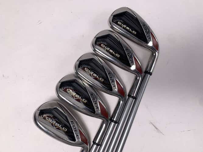 Callaway Diablo Edge Iron Set 6-SW 55g Ladies Graphite Womens RH NO PW