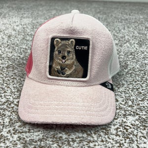 Goorin Bros The Farm Hat Cap Snap Back Mens One Size Pink Cutie Mesh Trucker