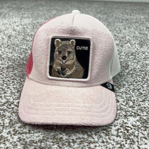 Goorin Bros The Farm Hat Cap Snap Back Mens One Size Pink Cutie Mesh Trucker