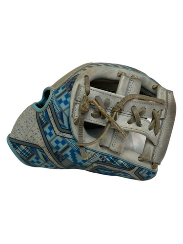 Used Rawlings REV1X BB/SB Glove RH Throw Grey And Royal Blue 11 1/2" 11692-S000146311