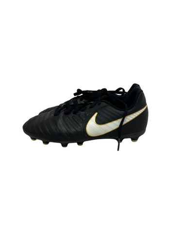 Used Nike TIEMPO Soccer Cleats Black Junior 03.5 11692-S000146318
