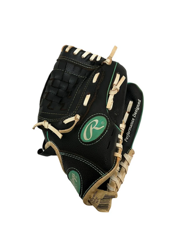 Used Rawlings PLAYERS SERIES BB/SB Glove T-ball Black 10" 11692-S000146359