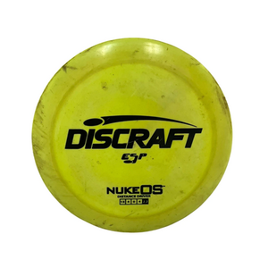 Used Discraft ESP NUKE OS Disc Golf Driver Yellow 171g 11692-S000146196