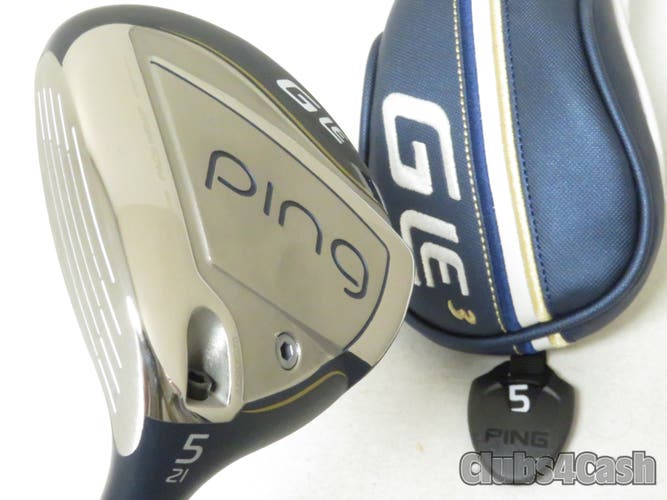PING Womens G Le3 Fairway 21°  5 Wood ULT250 UL Ladies Flex +Cover  LEFT LH MINT