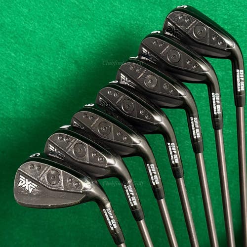 PXG 0311P GEN6 Double Black 5-GW Iron Set SteelFiber i95 Private Reserve Regular