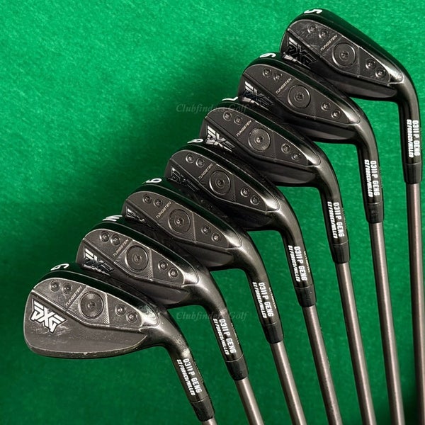 PXG 0311P GEN6 Double Black 5-GW Iron Set SteelFiber i95 Private Reserve Regular