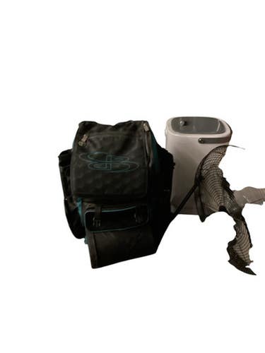 Used BoomBah BLACK WHEELED BAG BB/SB Player Wheeled Bag Black 11846-S000100334