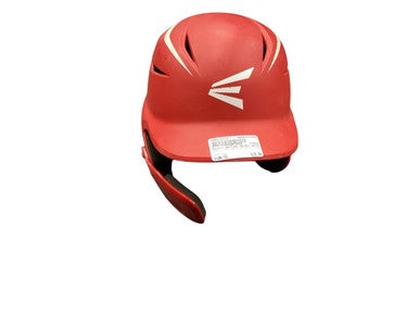 Used Easton BATTING HELMET WITH C FLAP Batting Helmet No Mask Red One Size 11846-S000100322
