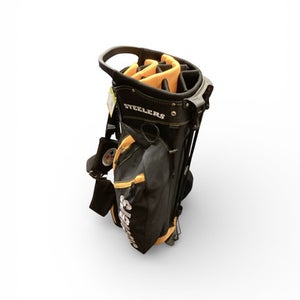 Used NFL STEELERS BAG Mens Stand Bag Black 11846-S000100203