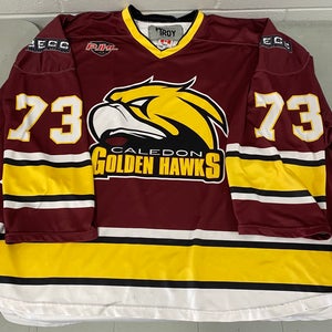 Caledon Golden Hawks goalie game Jersey
