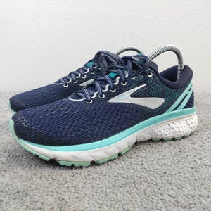 Brooks Ghost 11 Womens Size 8 Running Shoes Blue Sneakers Low Top Athletic