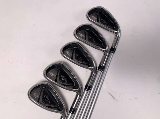 Callaway X2 Hot Iron Set 6-AW Ladies Graphite Womens RH NO PW