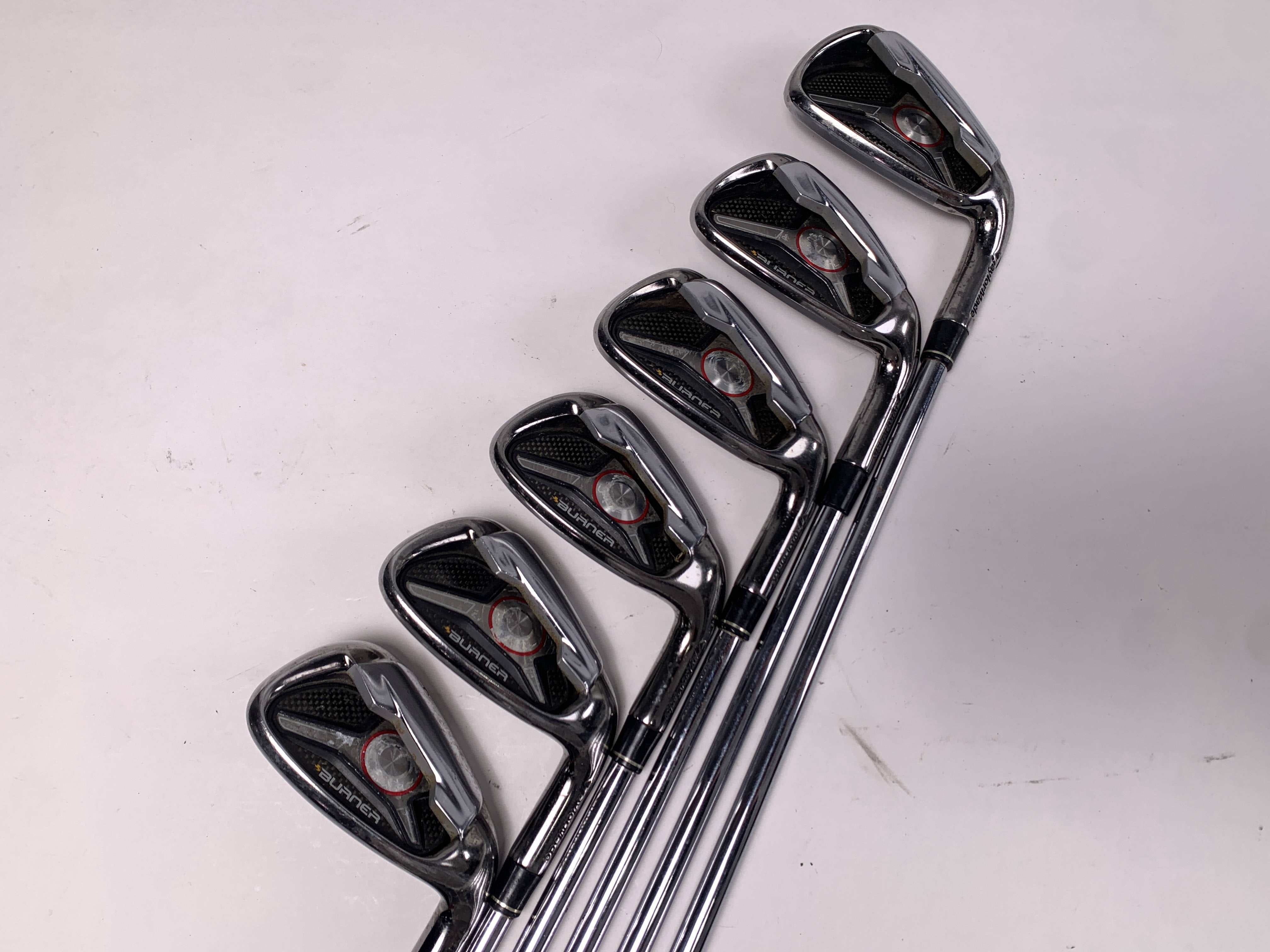 TaylorMade Burner 2009 Iron Set 5-PW+AW FCM 5.0 Regular Steel Mens