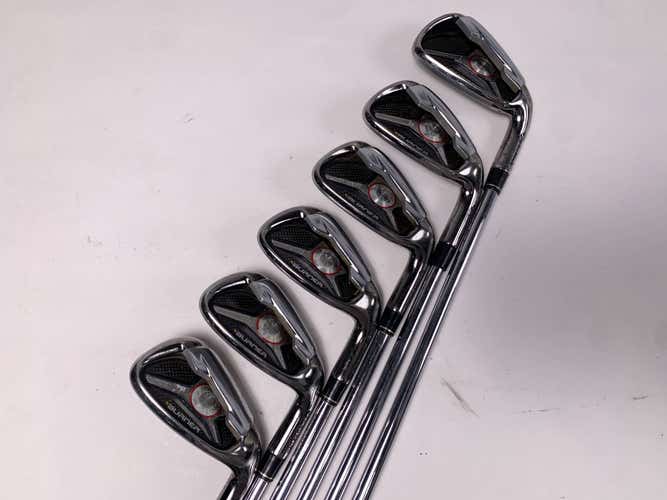 TaylorMade Burner 2009 Iron Set 5-PW+AW FCM 5.0 Regular Steel Mens RH NO 9 IRON