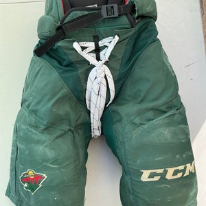 Wild Senior Medium CCM HP45X Hockey Pants Pro Stock (Used) 9715