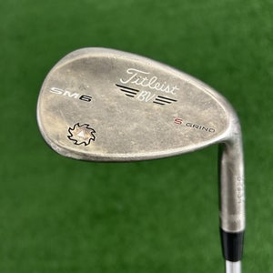 Titleist Vokey SM6 Brushed Steel 56 Degree Wedge / Wedge Flex