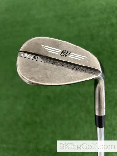Titleist Vokey SM8 Brushed Steel 50 Degree Wedge / Wedge Flex