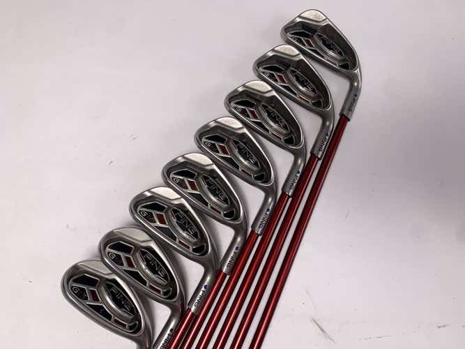 Ping G15 Iron Set 5-PW+SW+LW Blue Dot TFC 149 Soft Regular Senior Graphite RH