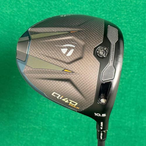 TaylorMade 2026 Qi4D Max 10.5 Driver REAX LR60 White Graphite Stiff w/ HC