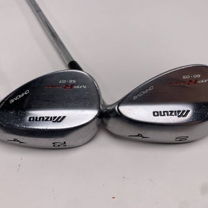 Mizuno MP R Chrome Wedge Set 52* 60* True Temper Dynamic Gold Wedge RH