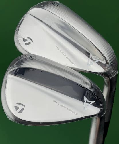 TaylorMade Milled Grind Wedge Set 56-12*, 60-10* Steel Sand Lob SW LW NEW!