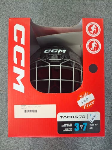(New) CCM Tacks 70 Helmet Combo size xs 3-7 years old