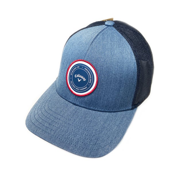 NEW 2025 Callaway Playing Through Heather Navy Snapback Adjustable Golf Hat/Cap