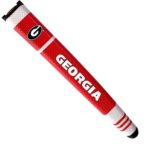 NEW Team Golf Georgia Red/White Jumbo Putter Grip w/Ball Marker