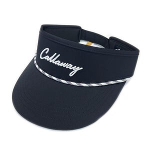 NEW 2025 Callaway Birdie Putt Rope Black Adjustable Golf Visor