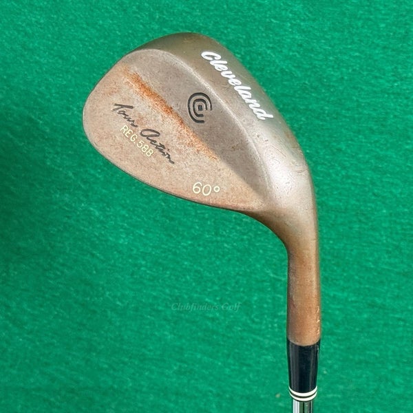 Cleveland Tour Action REG 588 Raw 60 Lob Wedge Dynamic Gold Steel Stiff