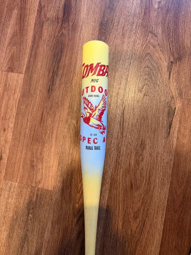 2026 Combat MFG Spec A1 Alloy BBCOR Certified Bat (-3) 29 oz 32" (New)