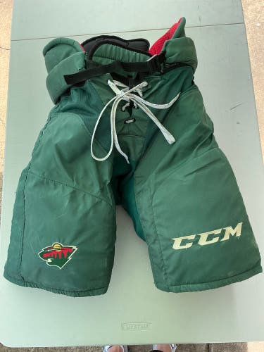 Wild Senior Large CCM HP45X Hockey Pants Pro Stock (Used) 4670