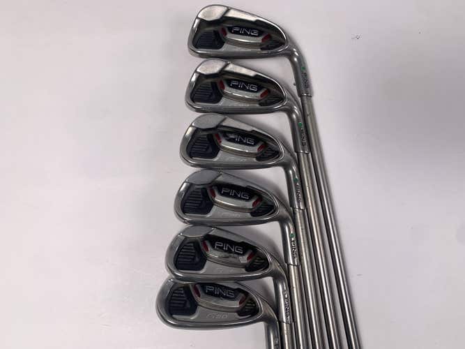 Ping G20 Iron Set 6-SW Green Dot 2* Up TFC 169 I Regular Graphite Mens RH