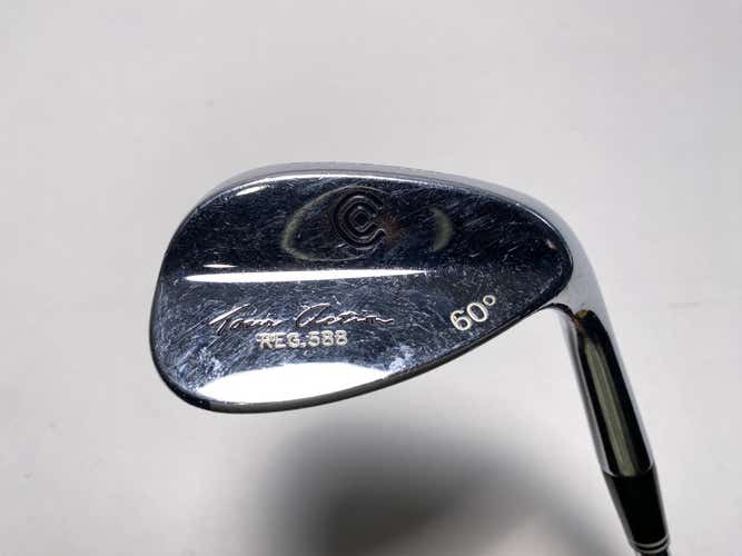 Cleveland 588 Chrome Wedge 60* Unbanded Wedge Steel Mens RH