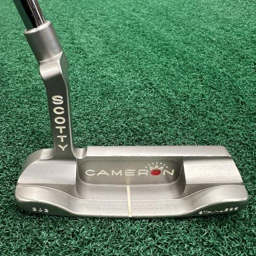 Scotty Cameron Titleist Studio Stainless Newport 32.5" Blade Putter MRH Clean!