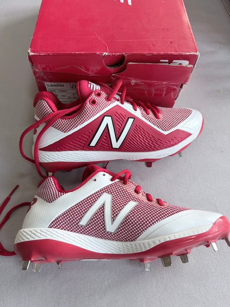 NEW Men's Size 7.5 New Balance L4040v4 Metal Baseball Cleats