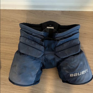 Vanecek Capitals  Pro Return Large Bauer Supreme Goalie Pants