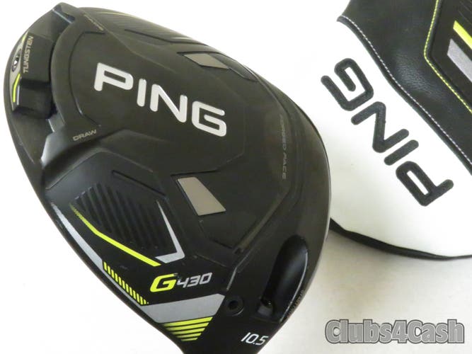 PING G430 LST Driver 10.5° Alta CB 55 Black Stiff Flex +Cover
