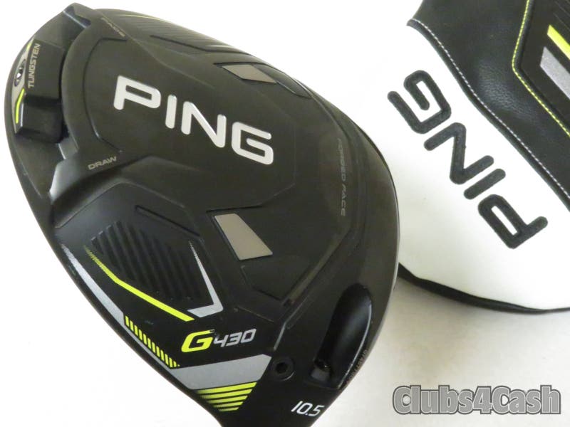 PING G430 LST Driver 10.5° Alta CB 55 Black Stiff Flex +Cover