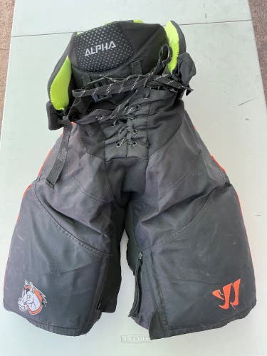 Large Warrior Alpha Hockey Pants  KC Mavericks Pro Stock (Used) 9275