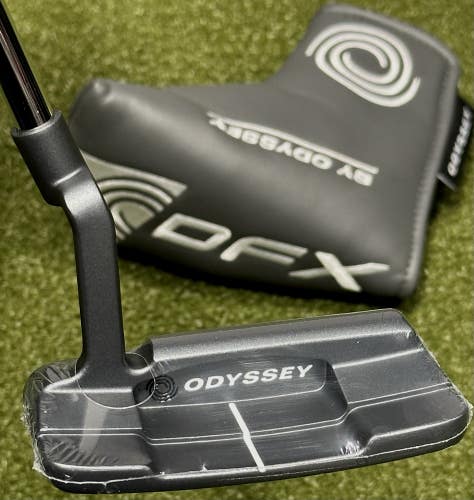 Odyssey DFX 1W Wide Crank Hosel Crank Putter 35" Inch w/ Headcover RH NEW!