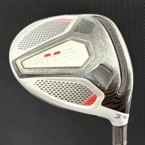 TAYLORMADE M6 3 WOOD (15 DEGREE) + HEADCOVER