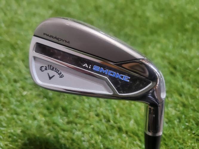 Callaway Paradym Ai Smoke 7 Fitting Iron RH Steel Stiff 37.5 Gold Pride