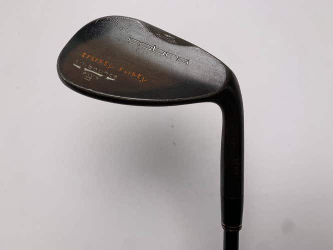 Cobra Trusty Rusty Black 2012 Wedge 55* Dark Steel Wedge Steel Mens RH